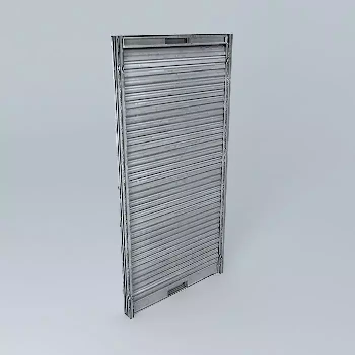Metal Door Roller Shutter 3D model_0