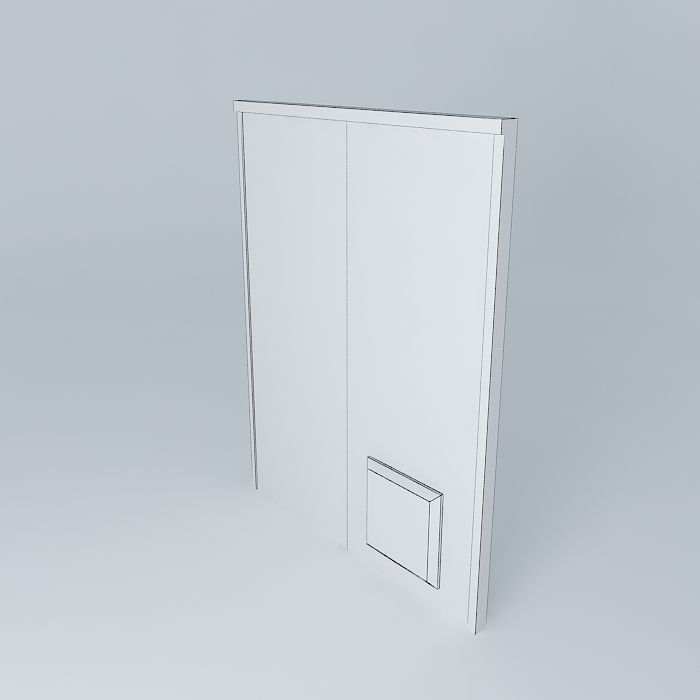 Solid Doors Free 3D model_4
