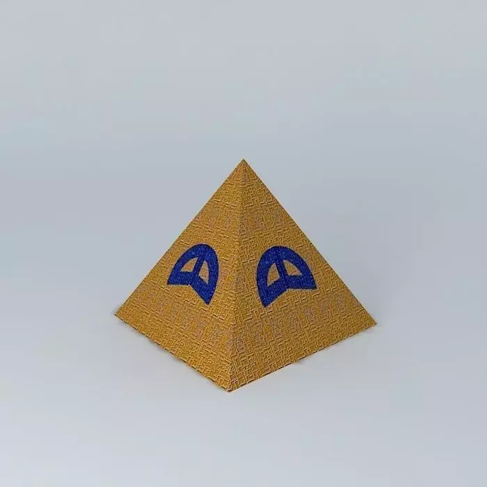 DarkBasic logo Pyramid 3D model_0