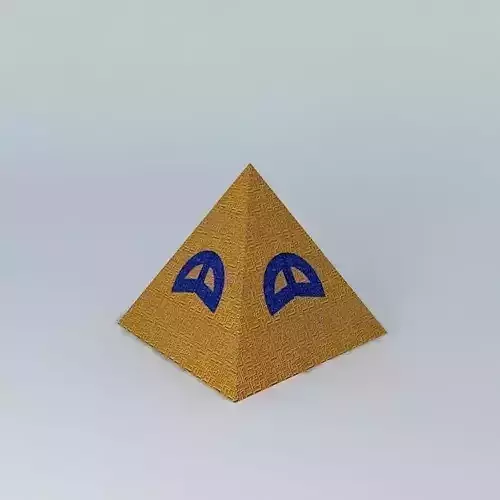 DarkBasic logo Pyramid 3D model