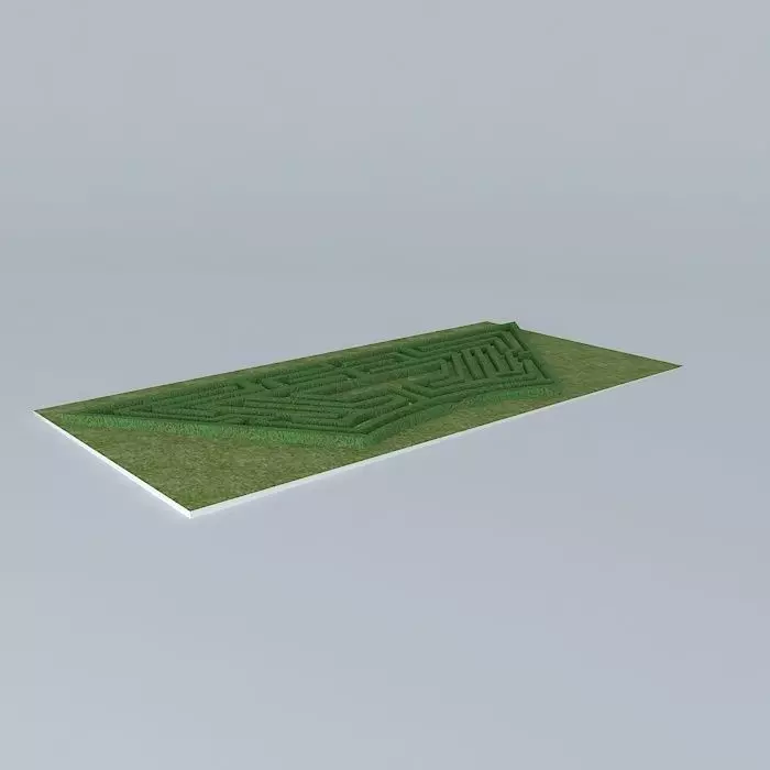 Hampton Court Palace Maze 3D model_0