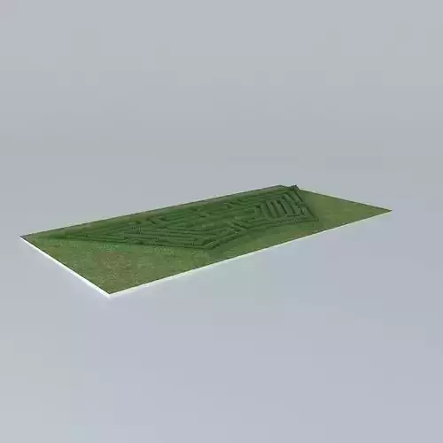 Hampton Court Palace Maze 3D model