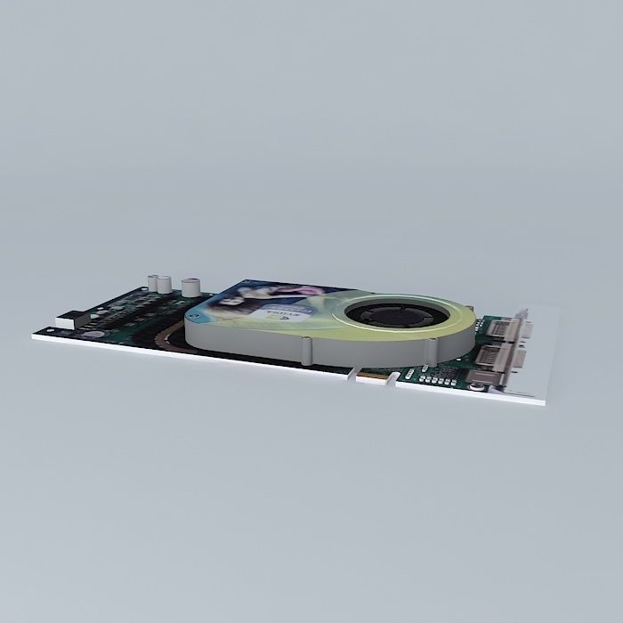 nVidia GeForce 6 Series Graphics Card 3D model_1