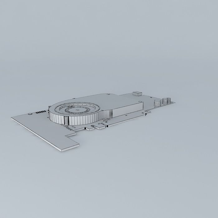 nVidia GeForce 6 Series Graphics Card 3D model_3