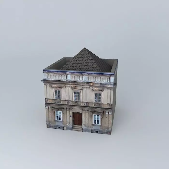Lipa 1 house with roof Free 3D model