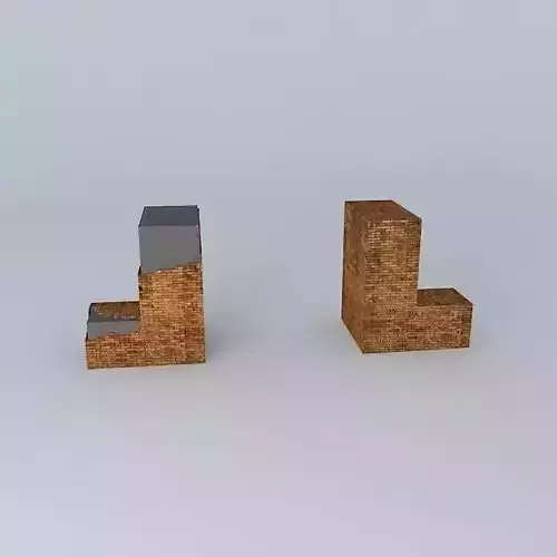 Derelict WWII-Style Brick Gate