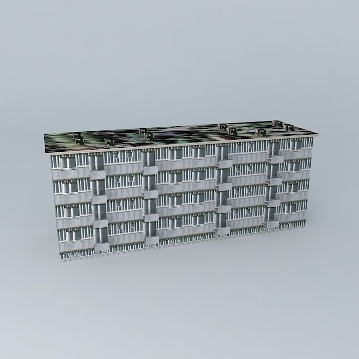 Caprag building Free 3D model_2