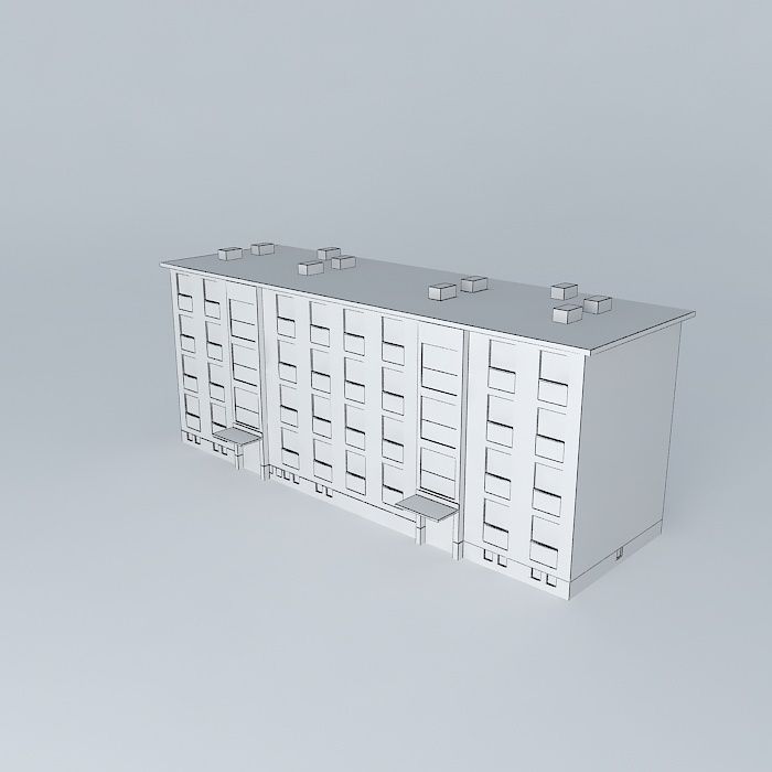 Caprag building Free 3D model_3