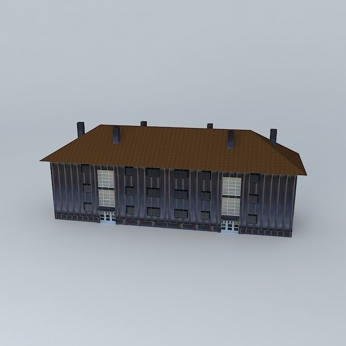 Caprag building Free 3D model_1