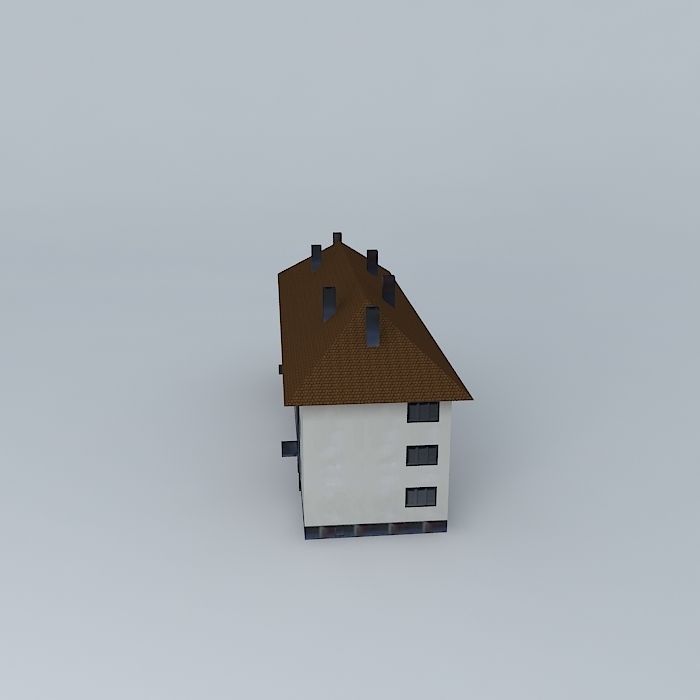 Caprag building Free 3D model_1