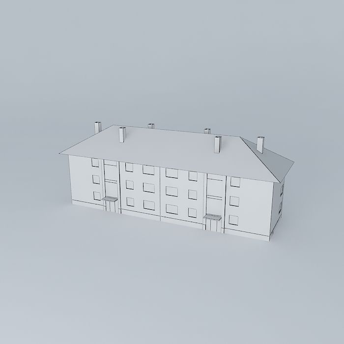 Caprag building Free 3D model_4