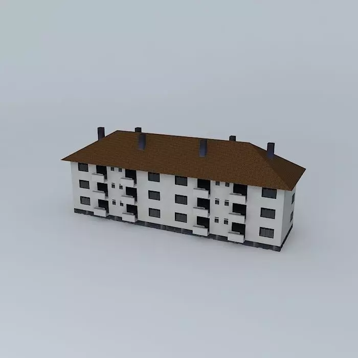 Caprag building Free 3D model_0