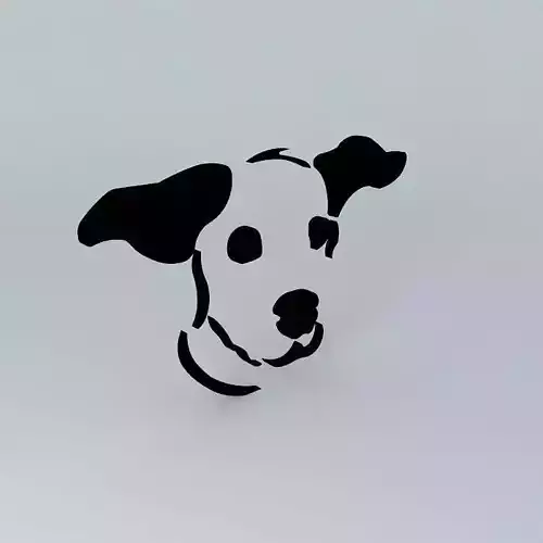 Dogs Trust Logo 3D model