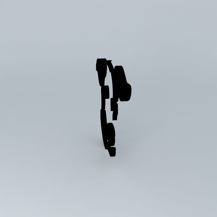 Dogs Trust Logo 3D model_2