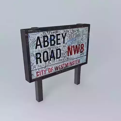 Abbey Road NW8 Sign