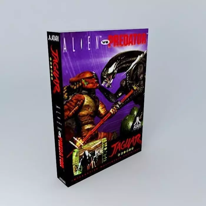 Atari Jaguar Alien Vs Predator Boxed Game - PAL Version 3D model