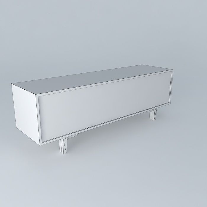 Hiroshima sideboard 3D model_4