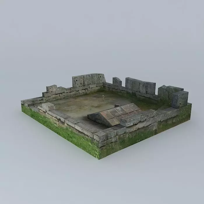 Tomb Raider 3D Scene Work In Progress 3D model