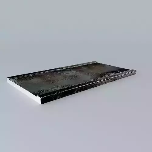Footpath metal plate 3D model