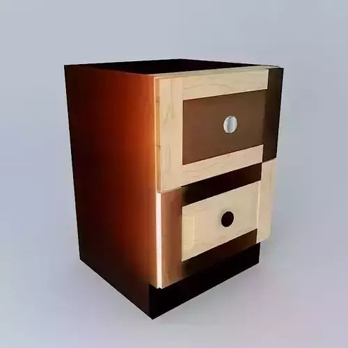 Cabinet bedside table with drawers