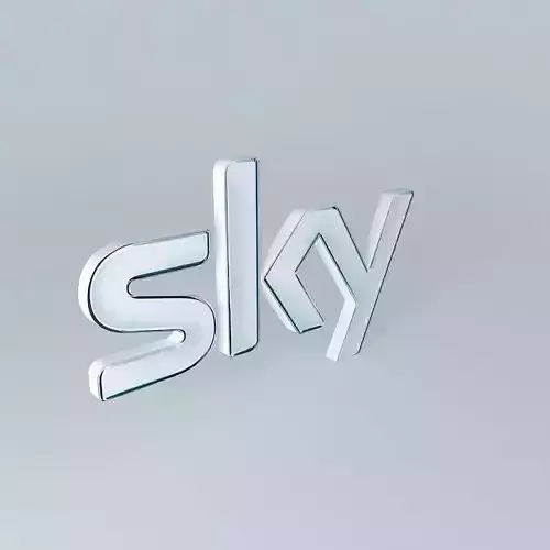 Sky Glass Logo 3D model