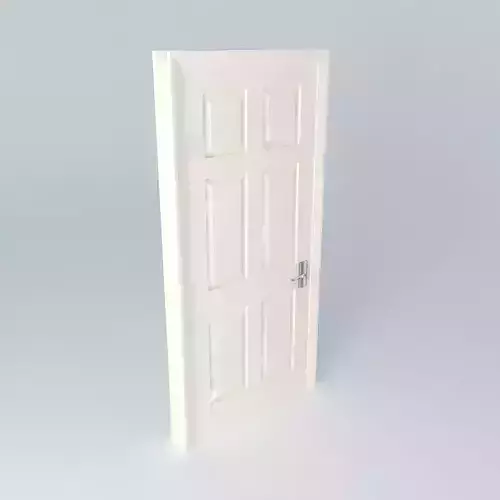 Simple Door Free 3D model