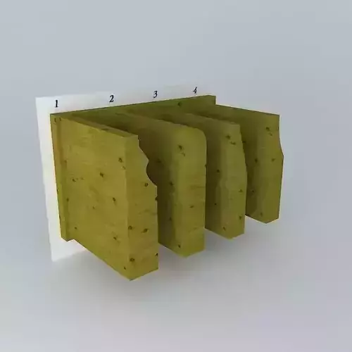 4 x Skirting Sample's