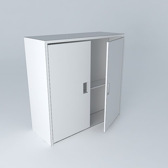 Resident Evil 4  Cupboard from the labs 3D model_3