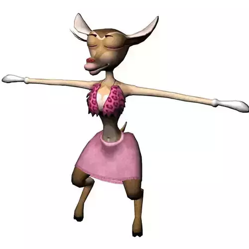 Blind Gazelle Woman AAA