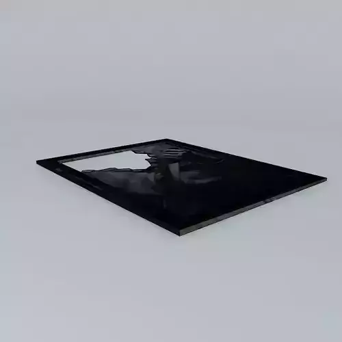 Silent Hill Frammed Picture Ripped With Knife