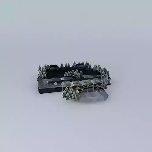 Gate Of Cheng Ching Lake, Kaohsiung, Taiwan Free 3D model