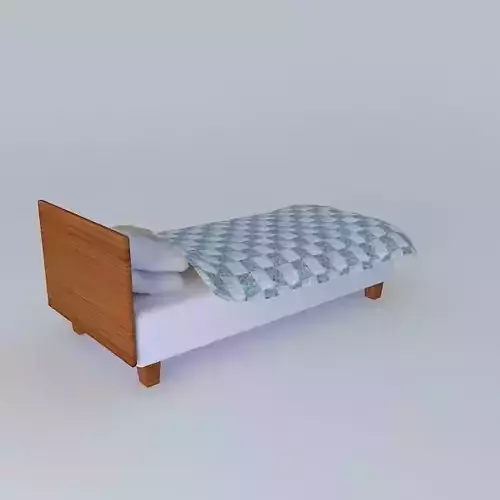 Single simple bed