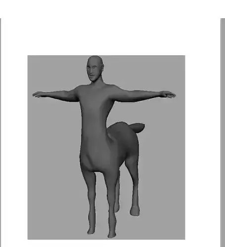Low Poly Centaur AAA Low-poly 3D model