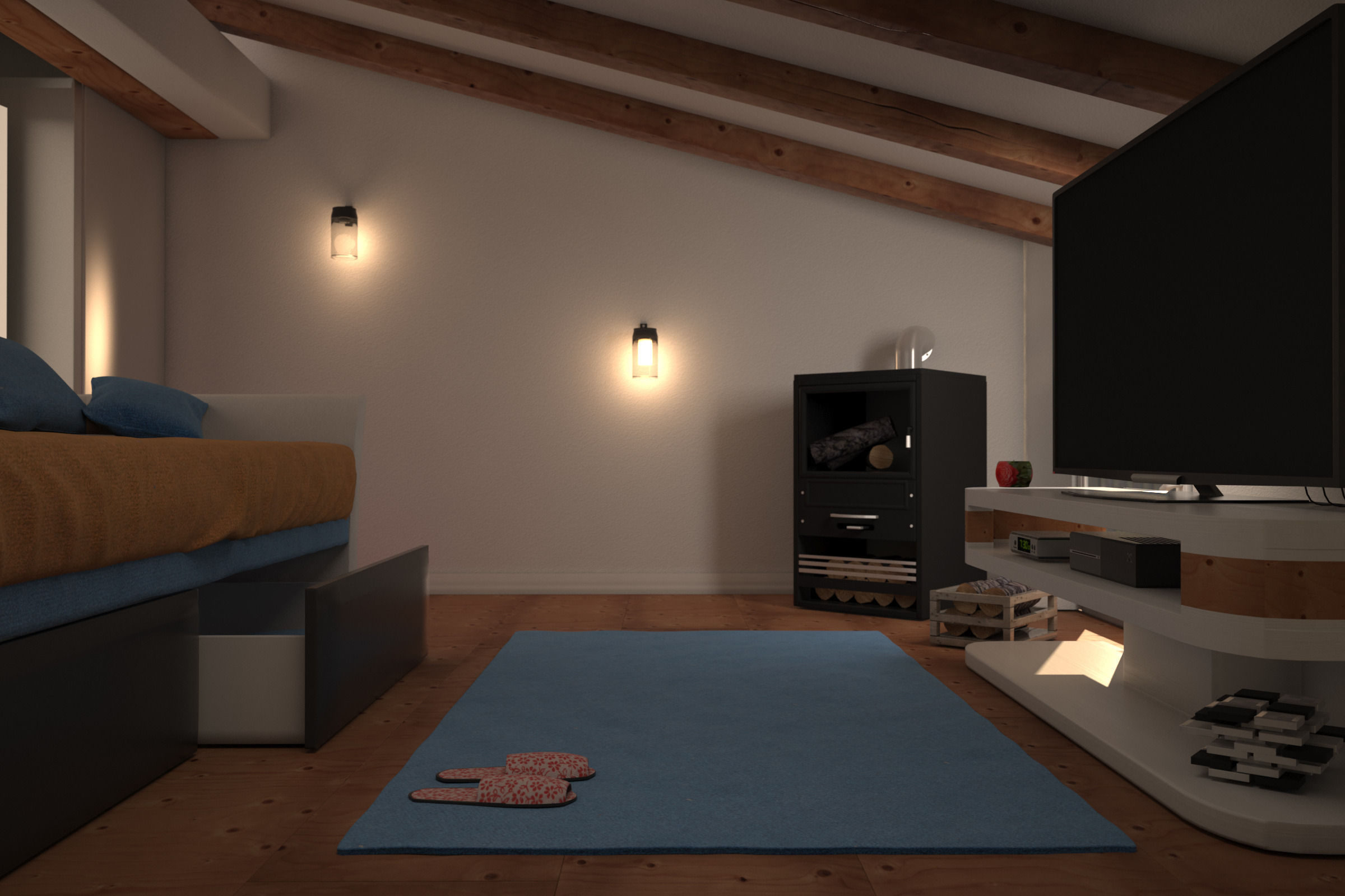 PR Attic 01 3D model_2