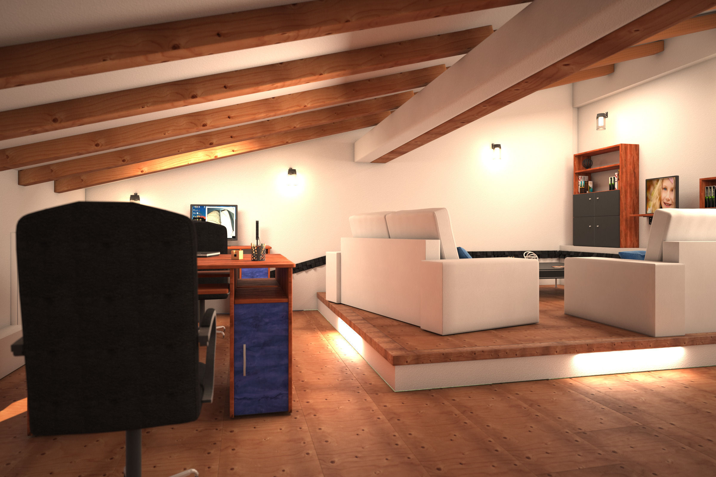 PR Attic 01 3D model_11