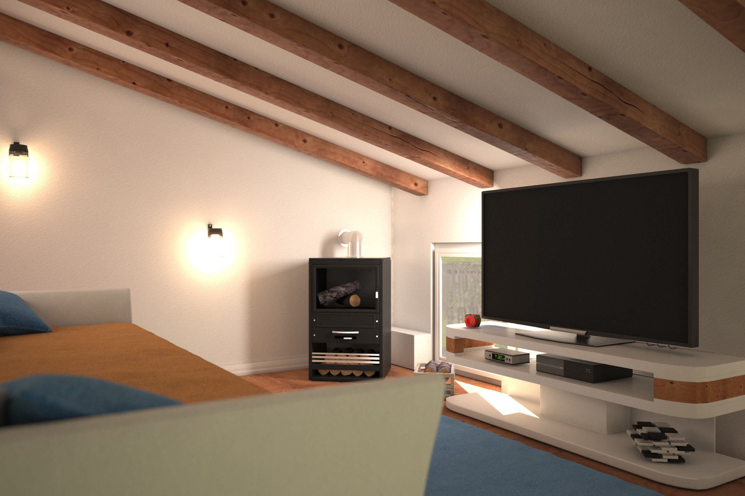 PR Attic 01 3D model_4