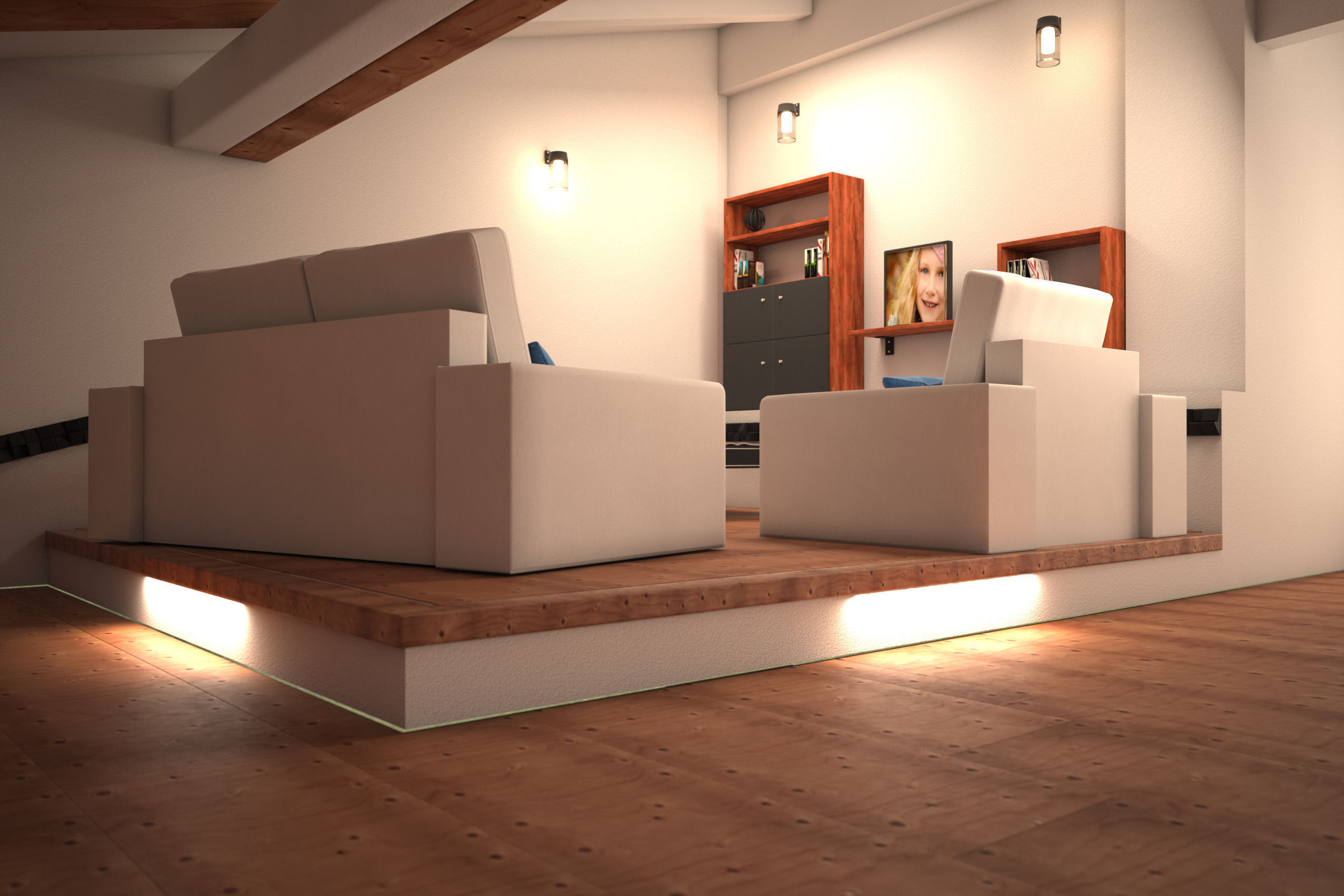 PR Attic 01 3D model_9