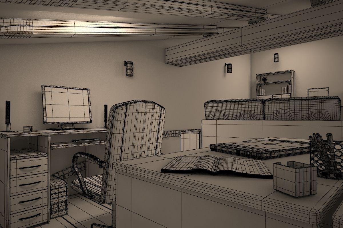 PR Attic 01 3D model_14