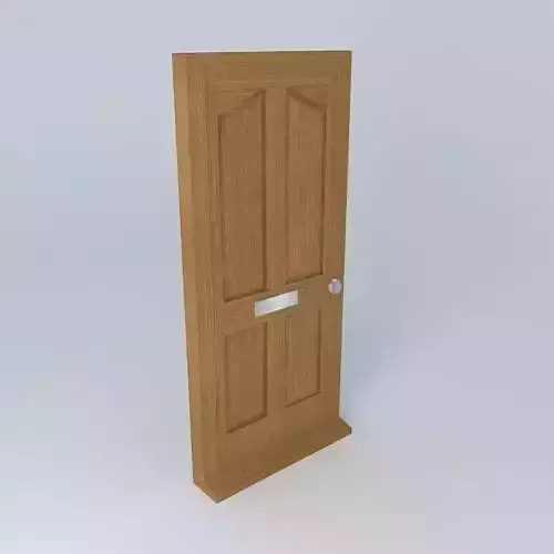 Simple brown doors