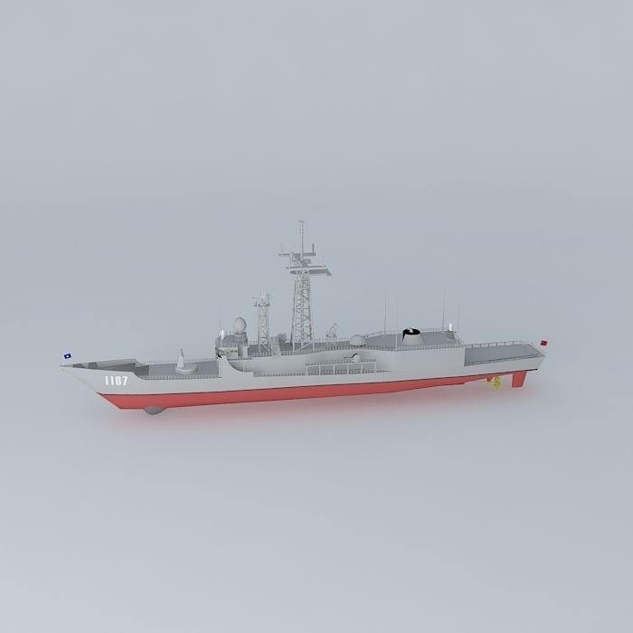 Cheng Kung class frigate ROCS FFG 1107 Free 3D model_2