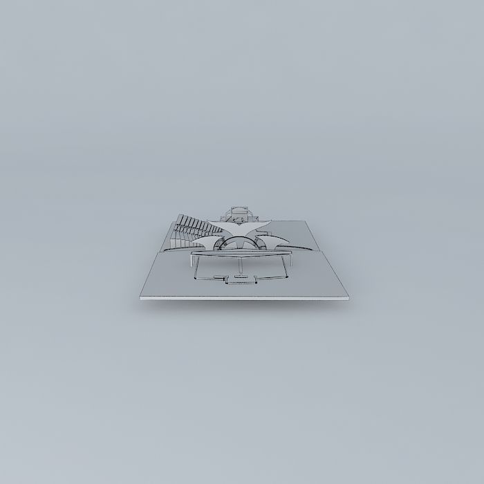 Shamu Stadium SeaWorld San Antonio 3D model_3