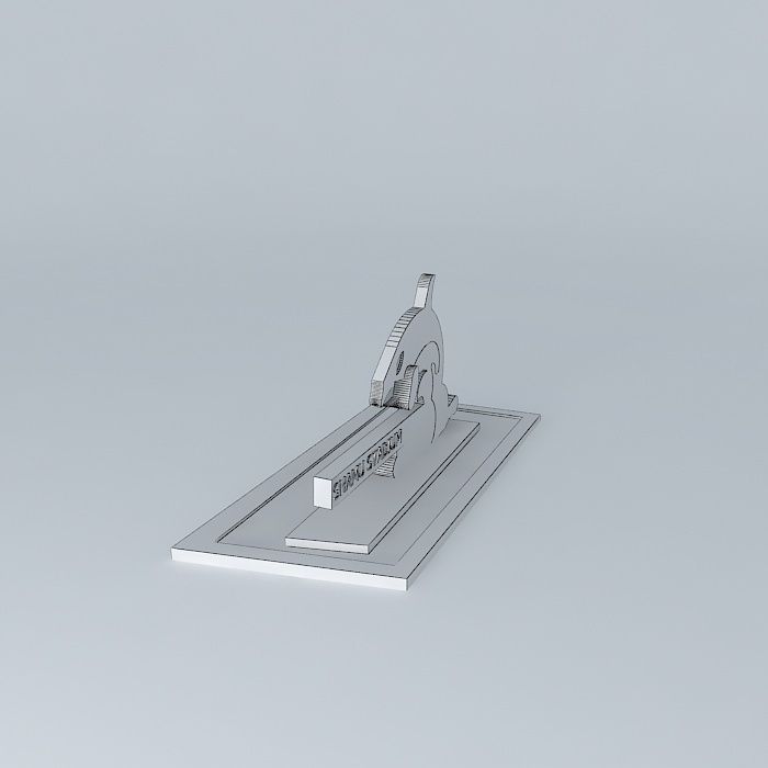 SeaWorld Orlando Shamu Stadium Fountain 3D model_3