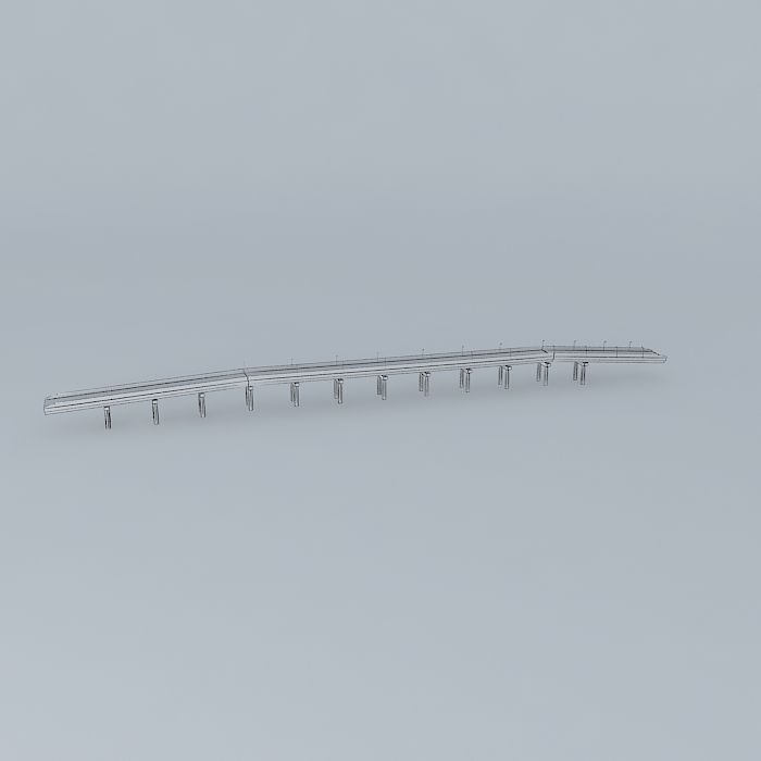 Pingtung Woodside Bridge Free 3D model_3