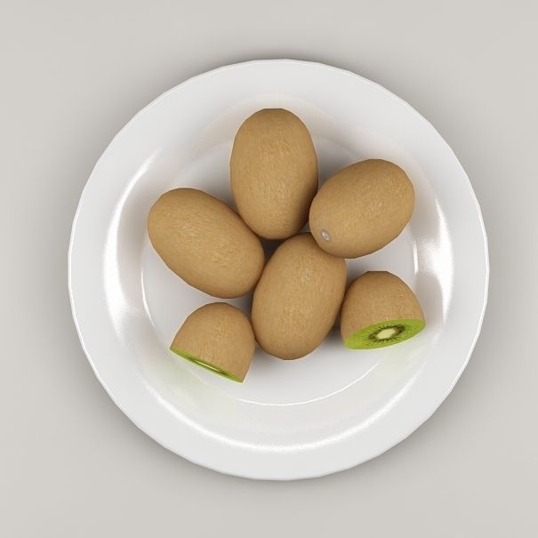 Kiwi 01 3D model_4