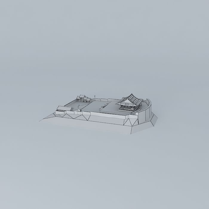 Suwon dongjangdae yeonmudae Dongjangdae Yeonmudae Hwaseong Fo... Free 3D model_4