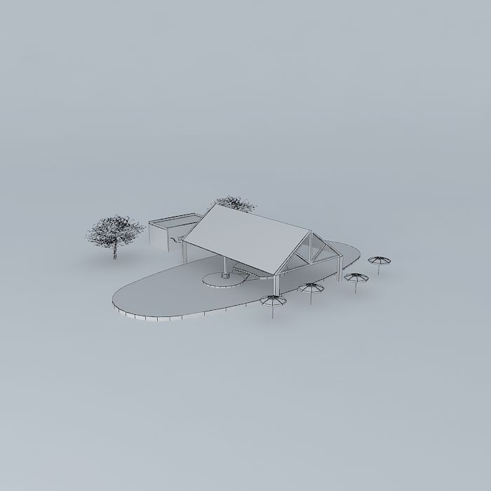 Dolphin Nursery SeaWorld Orlando 3D model_3