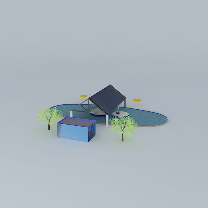 Dolphin Nursery SeaWorld Orlando 3D model_1