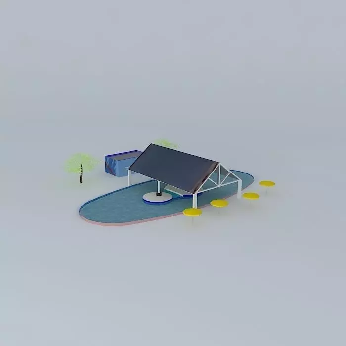 Dolphin Nursery SeaWorld Orlando 3D model_0