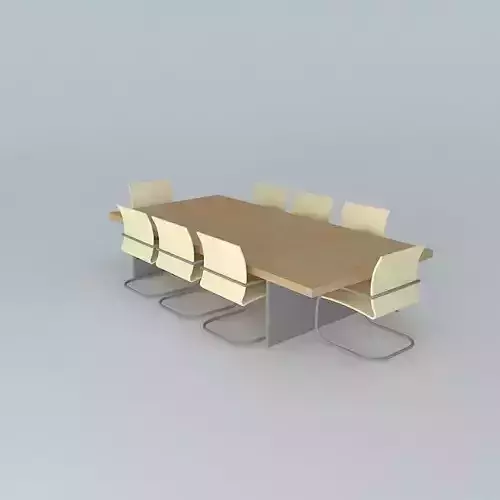 Conference Table Free 3D model