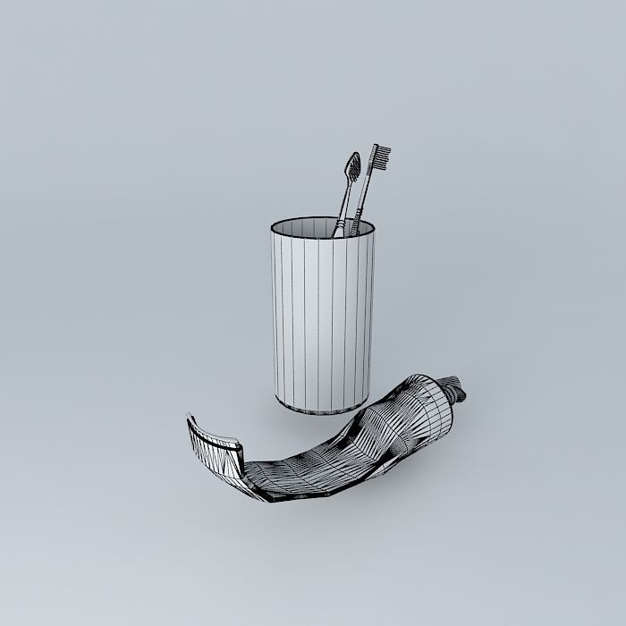 PASTE 26 BRUSH Free 3D model_4